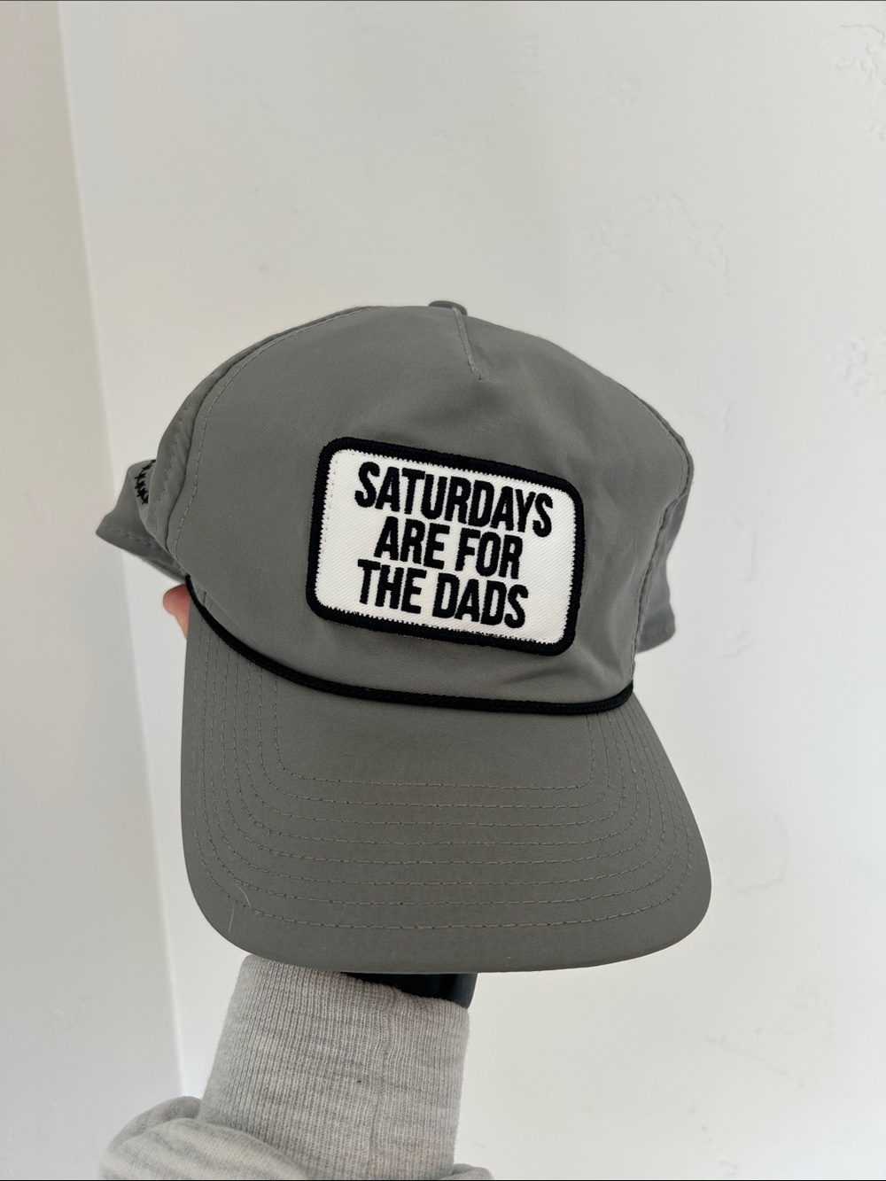 Saturdays Are For The Dads Hat One Size Gray Baseball Cap Fall Snapback